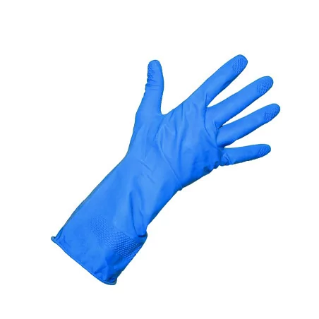 ALLSAFE Industrial Latex Gloves (M-L) (BLUE) (1 pair)