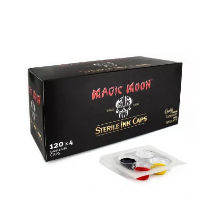 Magic Moon Sterile Tintenkappen, 120 x 4 Kappen