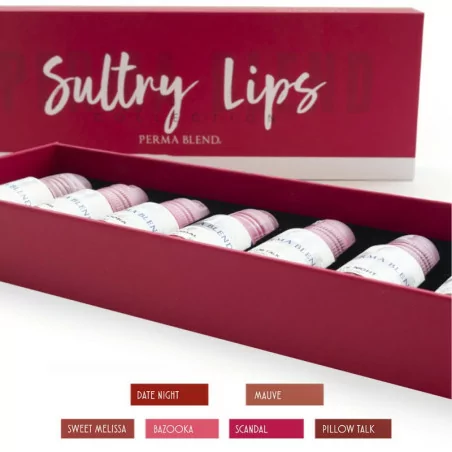 Perma Blend Sultry Lip Collection Set 15ml (7pcs)