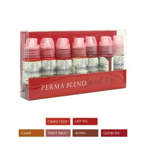 Perma Blend Sweet Lip Collection Set 15ml (7 pcs.)