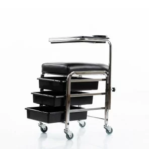 Professional cart with shelves