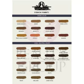 Perma Blend eyebrows pigments