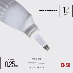ENSO Microblades U Veidotas elastīgs adatas 0.25mm (1gab)