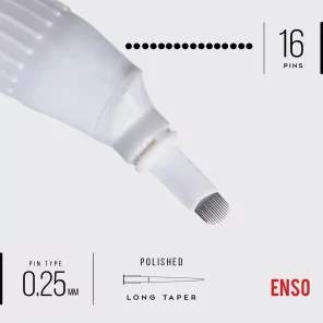 ENSO Microblades U Veidotas elastīgs adatas 0.25mm (1gab)