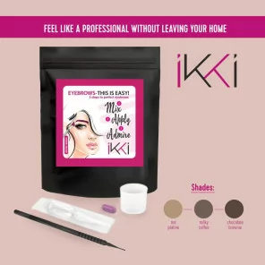 IKKI 3-Stufen-Henna-Set für Augenbrauen
