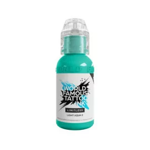 World Famous Ink Limitless Line Turquoise And Green Shade Pigments (30ml)