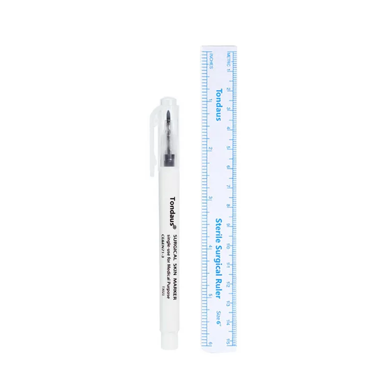 Tondaus Surgical Blue Skin Marker With Ruler TR02
