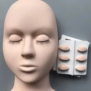Training Manequinn Head With Removable Eyelids