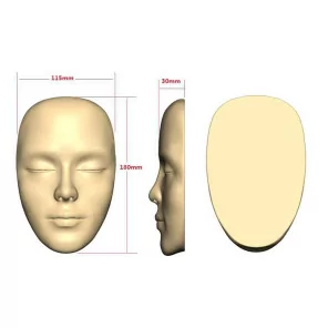 3D реалистичное силиконовое лицо для PMU