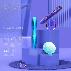 Mast P20 Wireless Tattoo And PMU Machine (Silver/Pink/Purple)