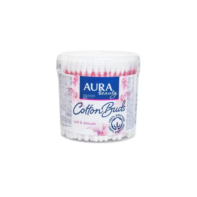 AURA Beauty Cotton Buds In Jar (100/200pcs)