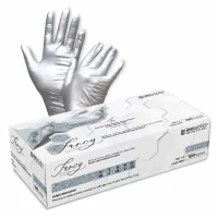 UNIGLOVES Fancy Nitrile Gloves Silver (100pcs)