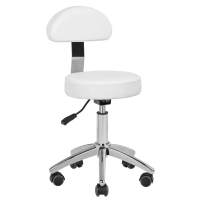 Cosmetic Stool 304P White
